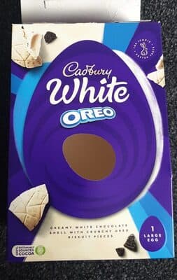 White Oreo Easter Egg