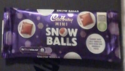 Mini snow balls chocolate
