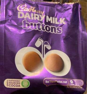 Dairy milk buttons