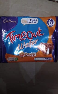 Cadbury Timeout Wafer Orange