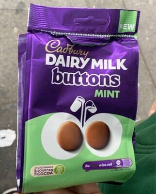 Dairy Milk buttons mint