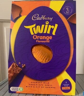 Orange Twirl Egg