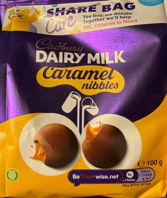 Dairy Milk Caramel nibbles