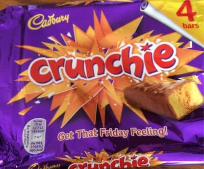 Cadbury Crunchie Chocolate Bar