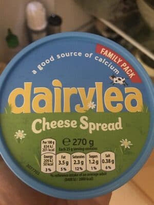 Dairylea Processed Cheese Spread Regular
