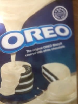 Oreo Cookies White Chocolate Covered