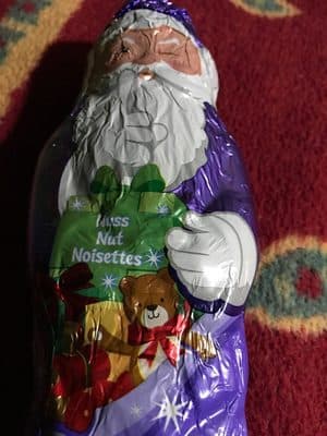 Milka Nuss Weihnachtsmann