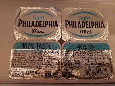 Philadelphia Cream Cheese Soft Plain Light
