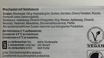 Salade de saison bio