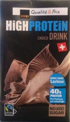 High protein choco drink