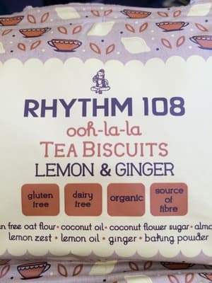 Lemon & Ginger Tea Biscuits