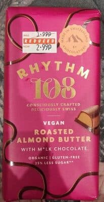 Vegan Roasted Almond Butter Chocolate