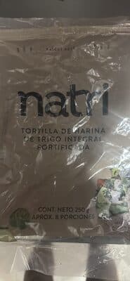 Tortillas de harina de trigo integral