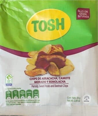 Parsnip, Sweet Potato and Beetroot Chips