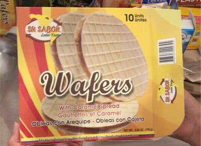 Wafers With Caramel Spread