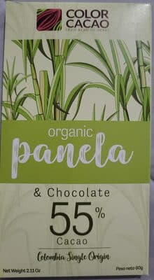 Organic Panela & Chocolate 55% Cacao