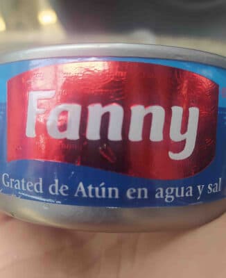 Fanny Grated De Atun En Agua Y Sal