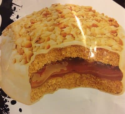 Alfajor Cholate Blanco y Almendras