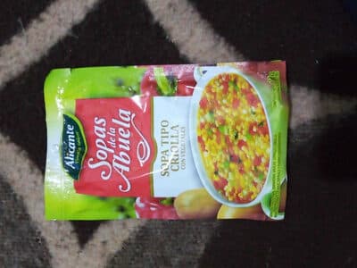 Sopas de la abuela - sopa tipo criolla con vegetales