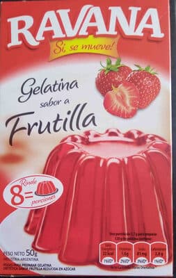 Gelatina Sabor Frutilla