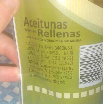 Aceitunas Verdes Rellenas