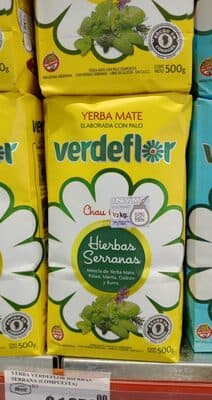 Yerba Mate Verdeflor Hierbas serranas