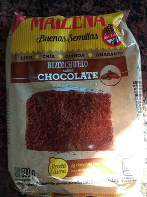 Maizena Biscochuelo de chocolate con semillas
