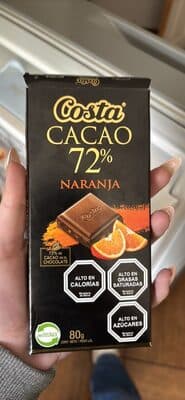cacao 72% naranja