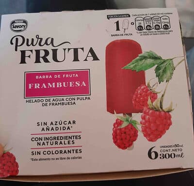 Barra De Fruta Savory