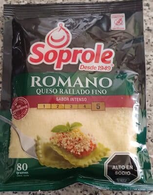 Queso Romano Rallado Fino