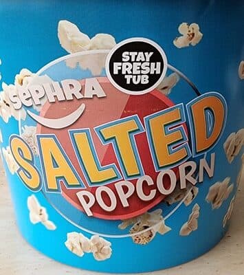 Popcorn salted