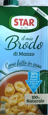 Brodo di manzo meno 30% di sale