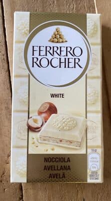 Ferrero rocher novciola white