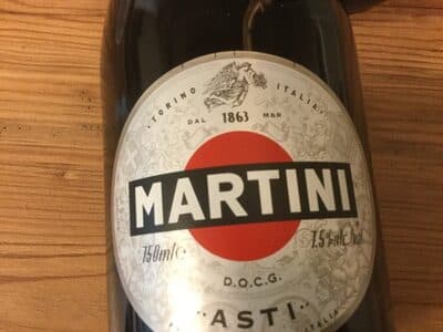 Green Prosecco Bottle