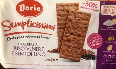 SEMPLICISSIMI cereali e semi riso nero e semi di lino