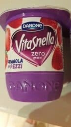 Yogurt Vitasnella Zero Grassi Fragola
