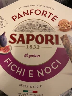 Panforte Figues & Noix Sapori