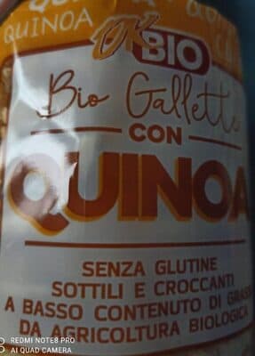 Bio gallette con quinoa