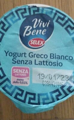 Yogurt Greco Bianco senza lattosio