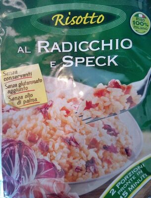 Risotto al radicchio e speck