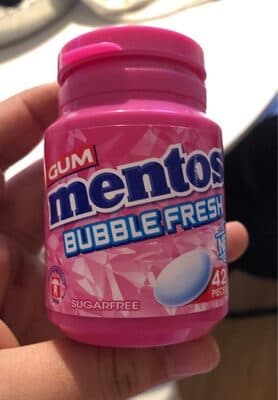 Mentos bubble fresh