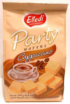 Elledi Party Wafers Cappuccino