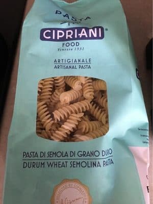 Organic Durum Wheat Semolina Pasta