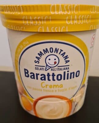 Barattolino Sammontana gelato alla crema