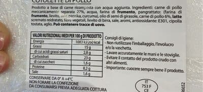 Cotolette di pollo