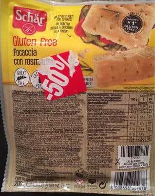Schär focaccia