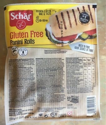 Panini Rolls Gluten-Free Wheat-Free Lactose-Free