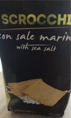 Scrocchi With Sea Salt