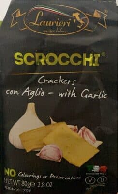 Crackers With Garlic Scrocchi