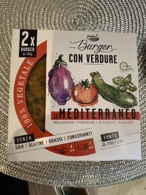 Burger con Verdure